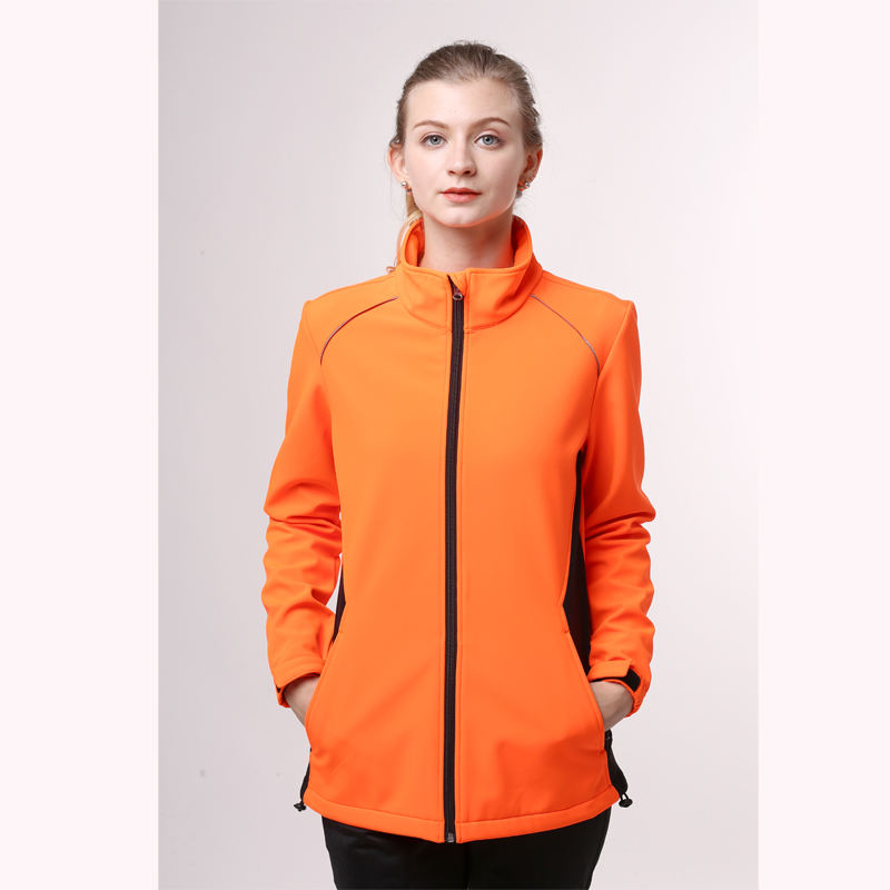 orange hi vis softshell jacket
