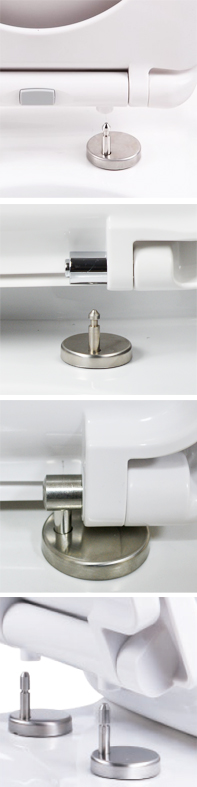 slim toilet seat hinges