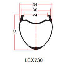 LCX730 σχέδιο χείλους με χαλίκι
