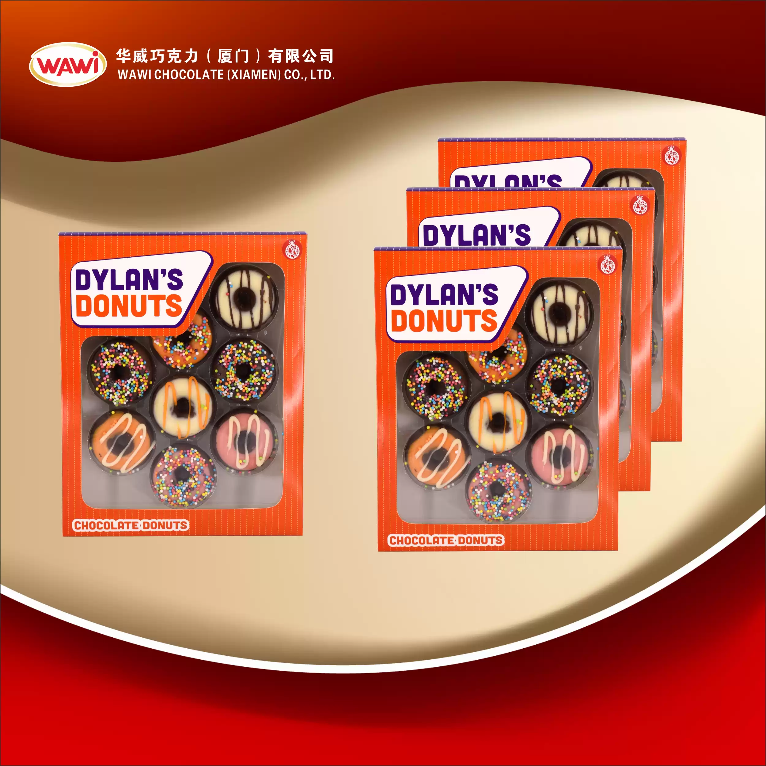 135g Αποθεματικά Yellos Mini Chocolate Donuts