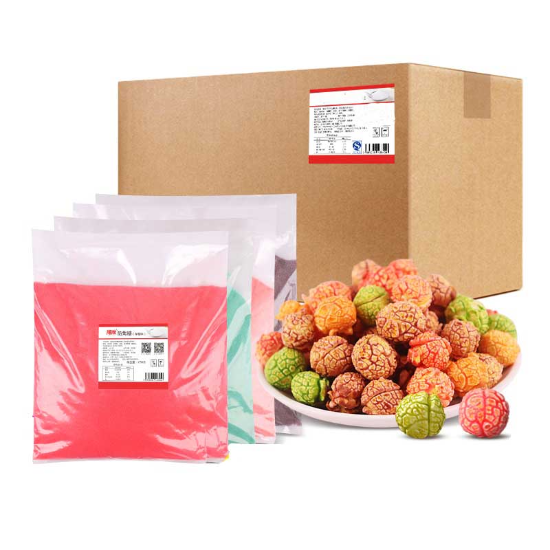 Φράουλα ζάχαρη x-pop popcorn επίστρωση ζάχαρη για φρούτα popcorn