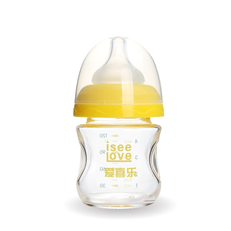 120ml 4oz Anti Colic Glass Baby Bottle
