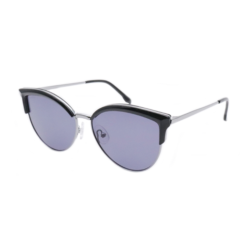 Γυναικεία μεταλλικά γυαλιά ηλίου Leisure cateye 50120