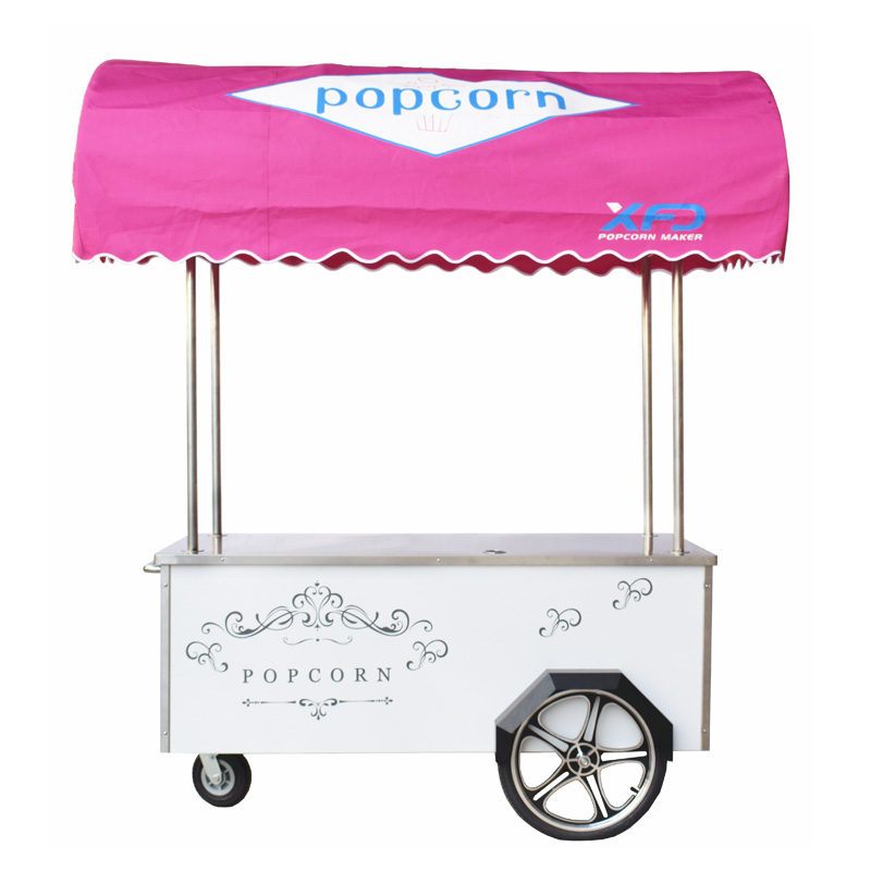 Four-Wheel Wagon Mobile Popcorn Popcorn Καλάθι