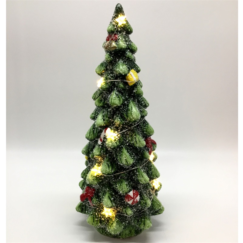 Κεραμικό δέντρο Χριστουγέννων με φως LED