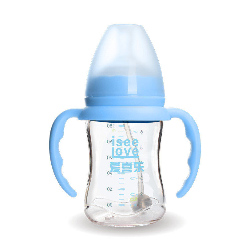 180ml 6oz Machine Made Baby Feeding Glass Bottle