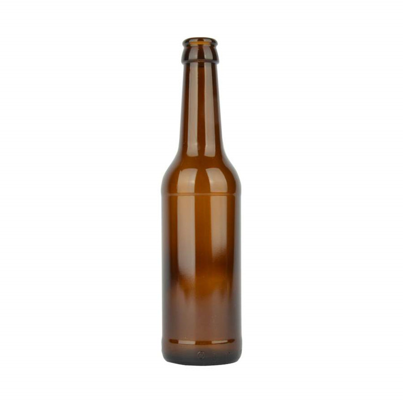330ml γυάλινο μπουκάλι μπύρας με καπάκι crown