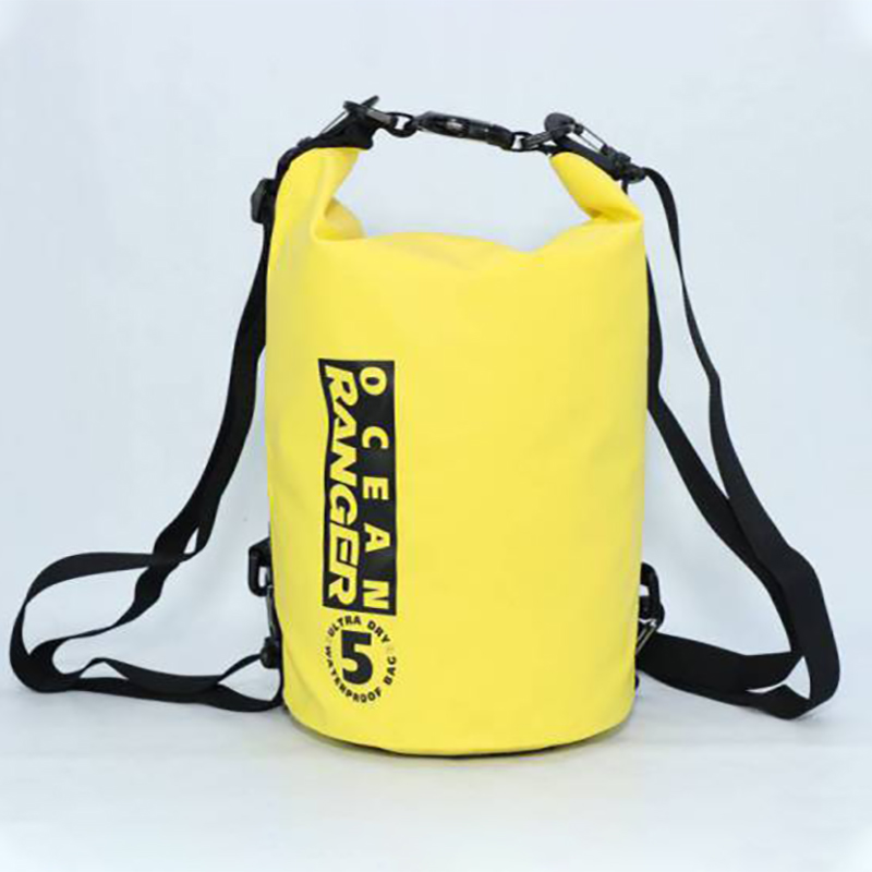 DY2-05 Προσαρμοσμένη PVC Tarpaulin Αδιάβροχο τσάντα τσάντα με συμπίεση τσάντα για κολύμπι, καγιάκ, βαρκάδα