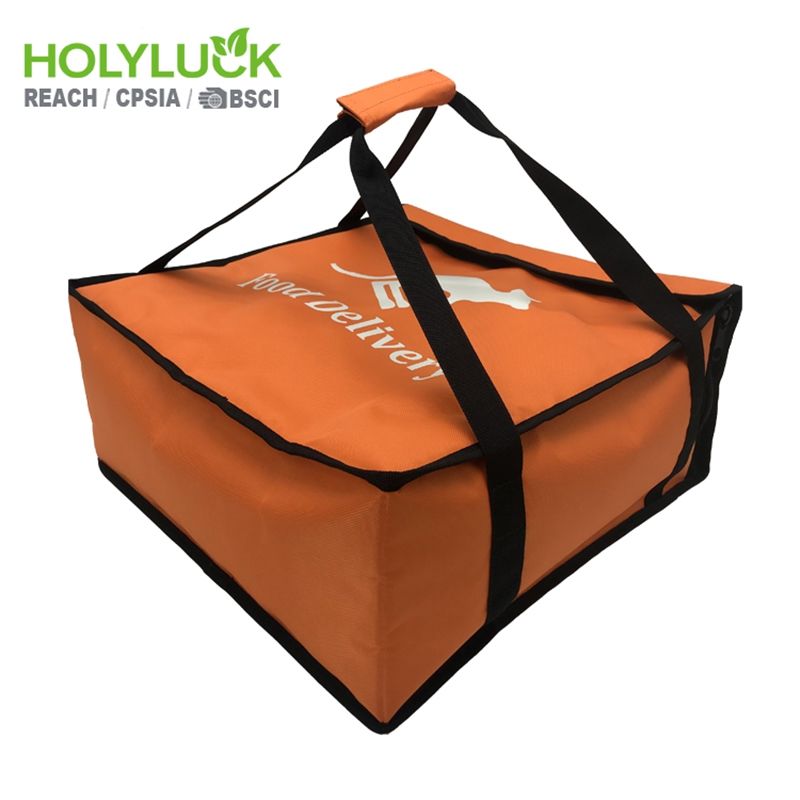 Υψηλής τυποποιημένης ποιότητας ψυγείο τσάντα πορτοκαλί χρώμα ζεστό τσάντα για την παράδοση πίτσας τροφίμων