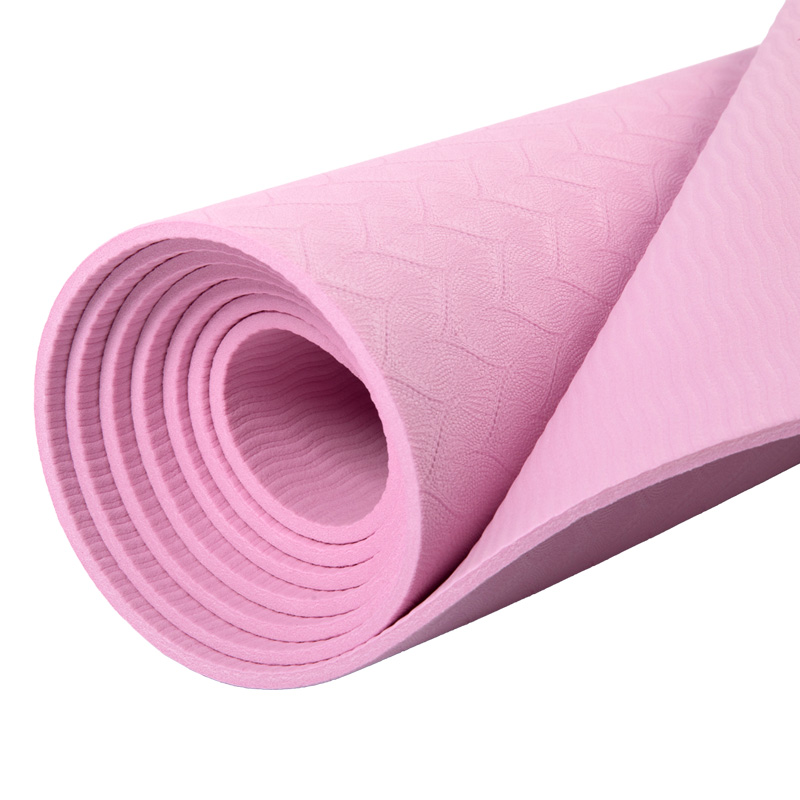 Καλύτερη πώλησης Εκτύπωση Μεγάλη ροζ Γιόγκα Fitness Mat