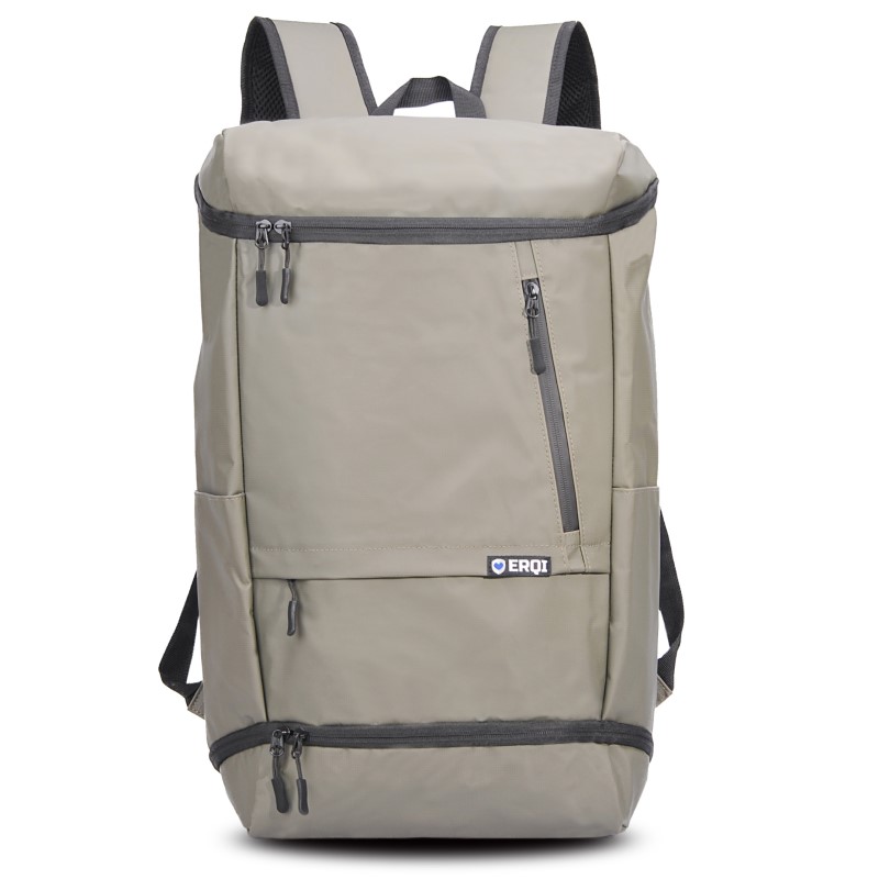 OEM Stylish Travel Laptop Polyester Backpack με υψηλή χωρητικότητα για άνδρες και γυναίκες - γκρι