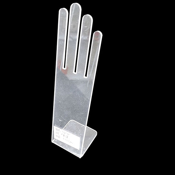 Clear Plexiglass Holder Holder Χέρι σχήμα