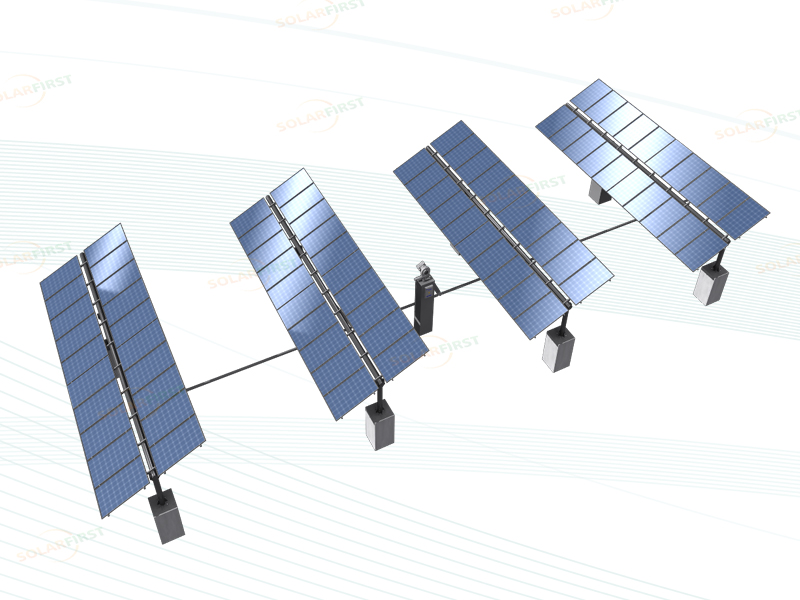 Σύνδεσμος Σειρά οριζόντια μονό άξονα Tracker Solar Tracking System