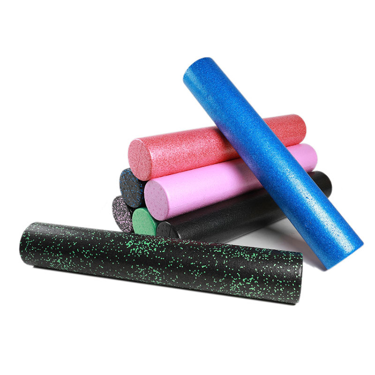 Προσαρμοσμένη υψηλή πυκνότητα Στρογγυλό EPP Άσκηση Speckled Yoga Foam Roller