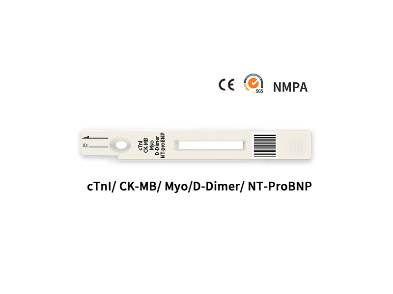 5 σε 1 (CTNI / CK-MB / MYO / NT-PROBNP / D-DEUT) Ταχεία ποσοτική δοκιμή