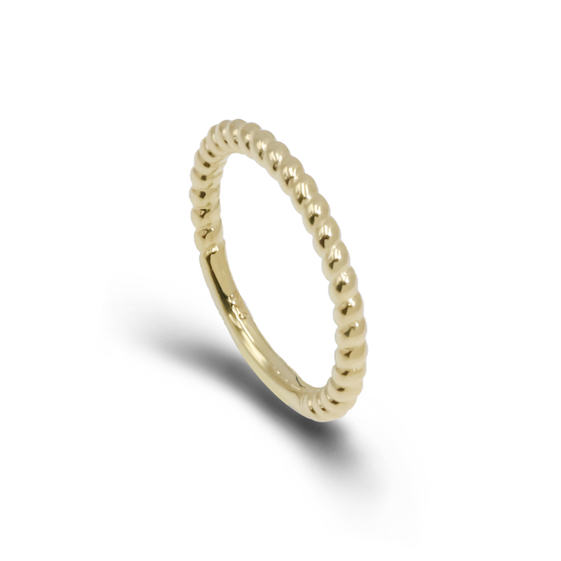 Στερεά στερλίνα ασημένια ζώνη δαχτυλίδι 18Κ επιχρυσωμένη για γυναίκες