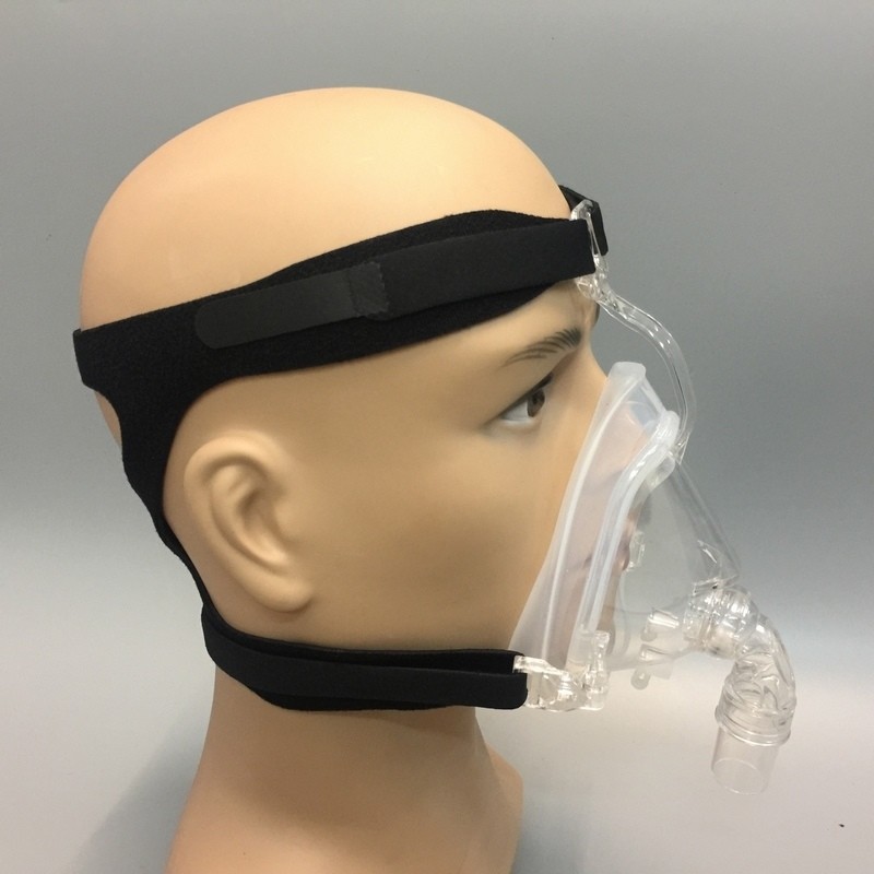 Πλήρης μάσκα CPAP σιλικόνης με κεφαλή κεφαλής