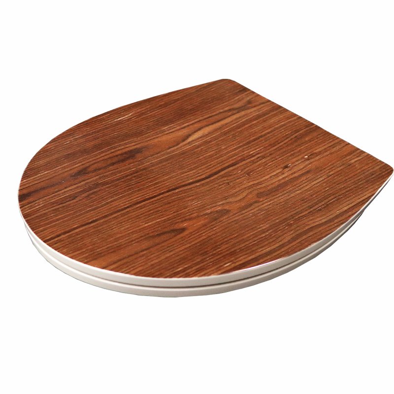 Duroplast κάθισμα τουαλέτας με ξύλο καπλαμά