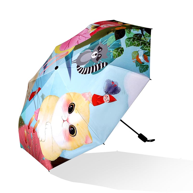 Μικρή αυτόματη αναδιπλούμενη εμφάνιση ομπρέλα