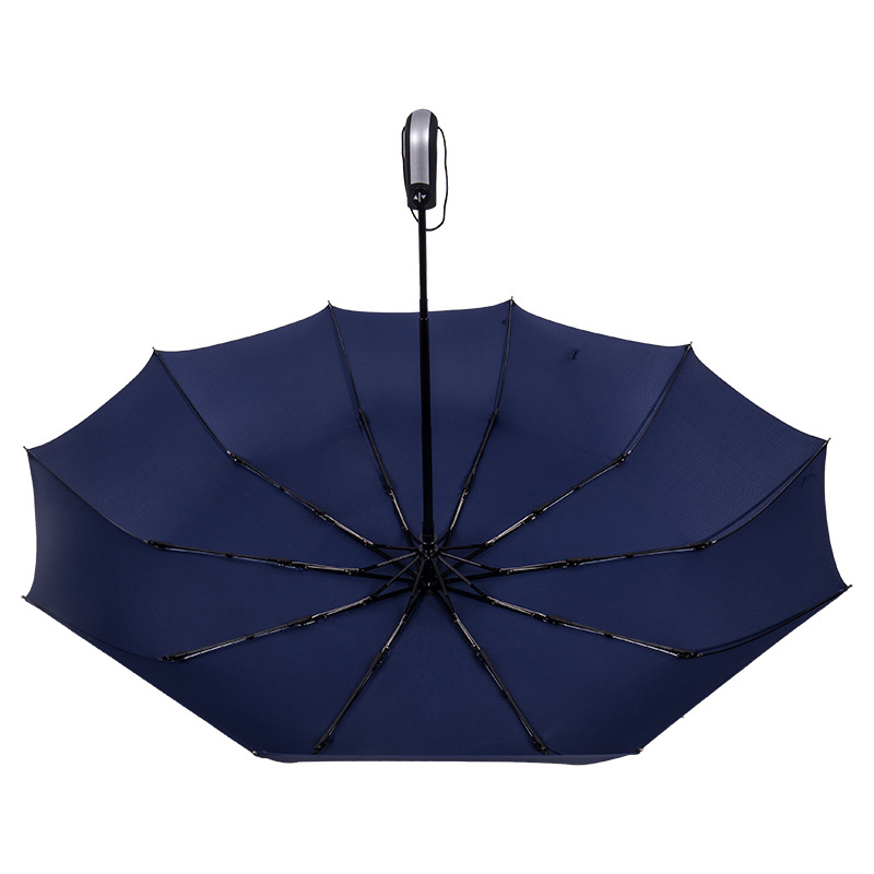 Custom Logo Vinyl Τρεις πτυσσόμενες επιχειρηματικές ομπρέλες
