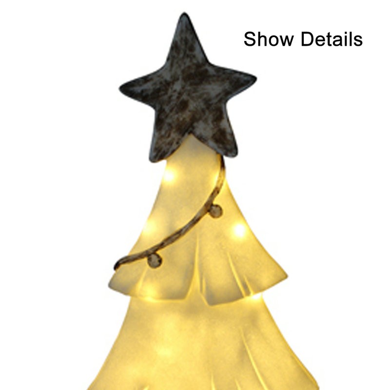 Λάμπες ψαμμίτη το ελαφρύ δέντρο με το Top Star για τα Χριστούγεννα