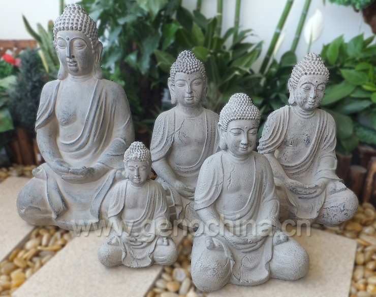 Εργοστασιακή πώληση Ρητίνης Άγαλμα του Βούδα για διακόσμηση κήπου