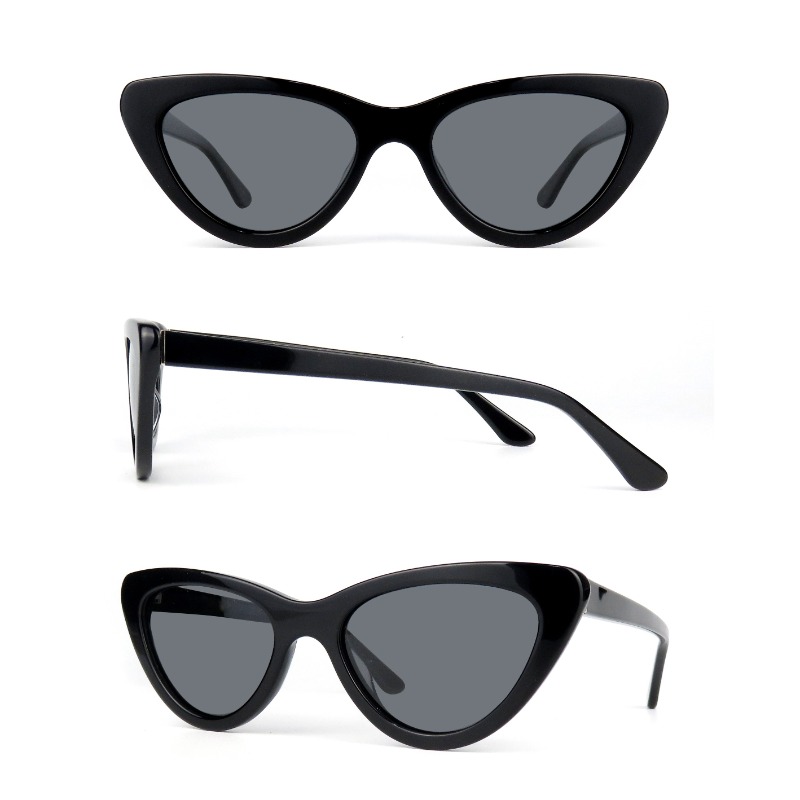 Προσαρμοσμένο λογότυπο γυαλιά ηλίου Cat Eye γυαλιά ηλίου καλή τιμή Cat. 3 UV400 Διαφημιστικά Acetate γυναικεία και ανδρικά γυαλιά ηλίου Unisex