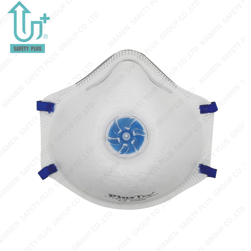 Υψηλής ποιότητας Κεφαλή Προστατευτική FFP1 Nr Αξιολόγηση Φίλτρου σε σχήμα Κυπέλλου Μάσκα σκόνης με βαλβίδα