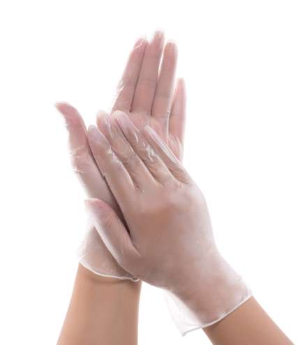 Γάντια Χονδρικής Unisex Βινυλίου PVC Ιατρικού Τύπου μιας χρήσης
