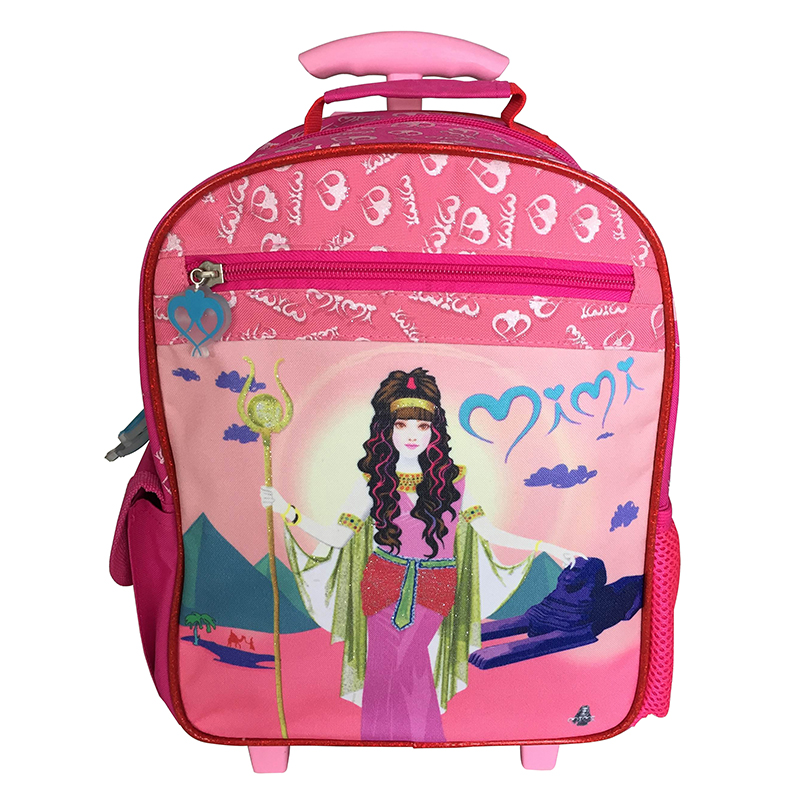 Παιδική σχολική τσάντα τρόλεϊ για κορίτσια