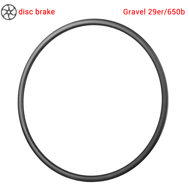 29er και 650b Gravel Carbon Rims Disc Brake Tubeless Ready