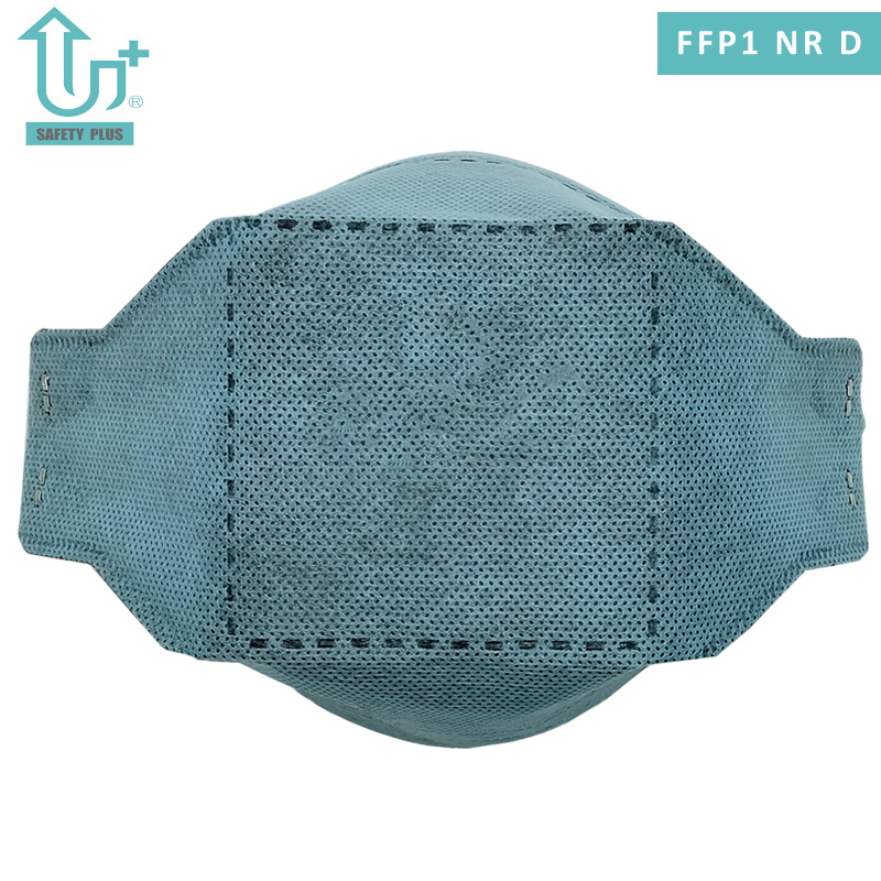 Πολύχρωμο Comfort Static Cotton FFP1 Nrd Grade Filter Πτυσσόμενο πρόσωπο κατά των σωματιδίων αναπνευστήρας μάσκας σκόνης OEM