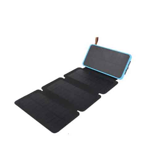Solar Portable Folding Power Bank 20000mAh Αδιάβροχο Changer Μπαταριών Powerbank with Compass