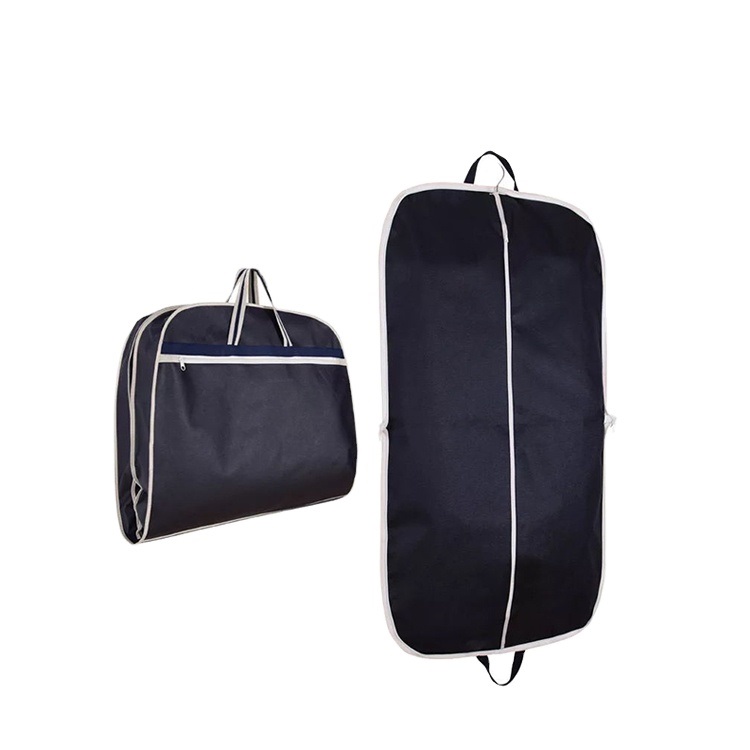 Φορητή τσάντα συσκευασίας ενδυμάτων καυτή, επώνυμη μη υφασμένη τσάντα ενδυμάτων με φερμουάρ μόδας