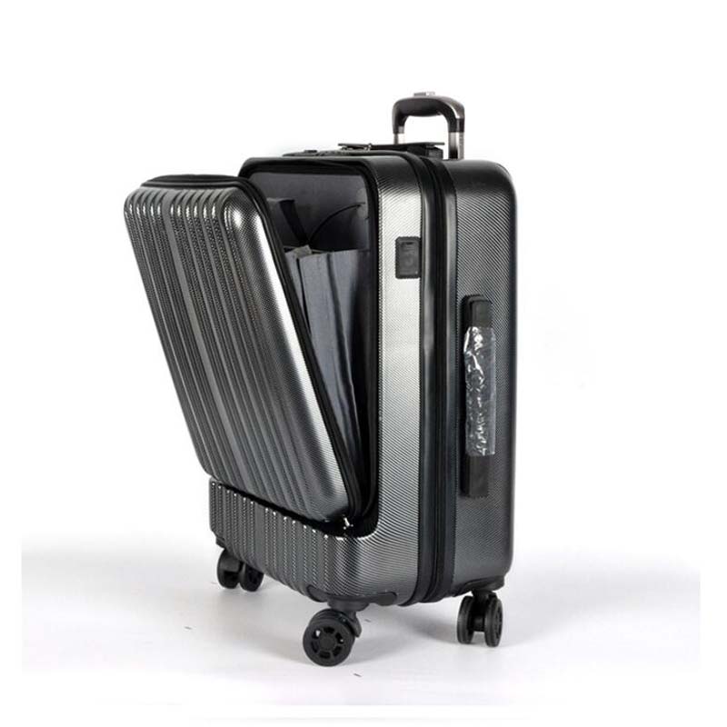 Αποσκευές ARLOGOO Carryon με μπροστινή τσέπη που ανοίγει, αποσκευές χαρτοφύλακα