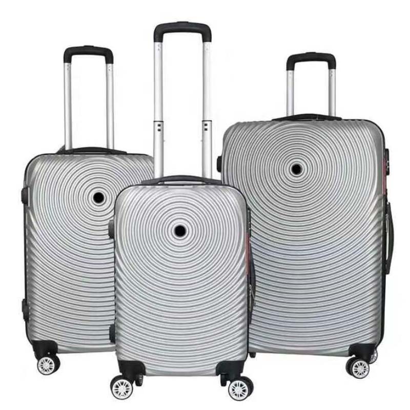 ARLOGOO ABS τσάντα τρόλεϊ ταξιδιού Υψηλής ποιότητας σετ αποσκευών βαλιτσών καρό με μοντέρνο σχέδιο κύκλου