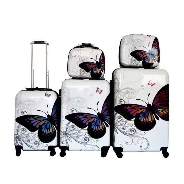 ARLOGOO Custom βαλίτσα ABS+PC Σετ αποσκευών εκτύπωσης ταξιδιού Αποσκευές τρόλεϊ