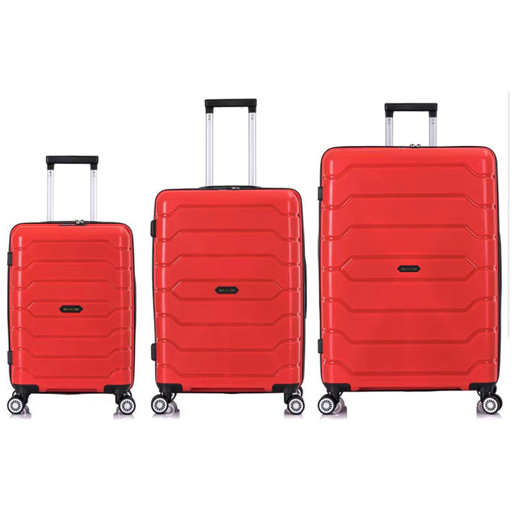 3 τμχ Σετ ταξιδιωτικών προσαρμοσμένων αποσκευών τσάντα ταξιδιού χονδρική Αποσκευές πολυπροπυλενίου