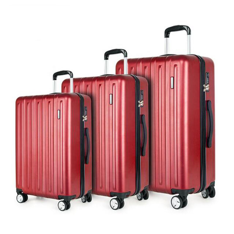 ARLOGOO PC Τρόλεϊ Αποσκευή Σκληρή θήκη Ταξιδιωτική βαλίτσα καροτσάκι 3 τεμαχίων Τσάντα αποσκευών