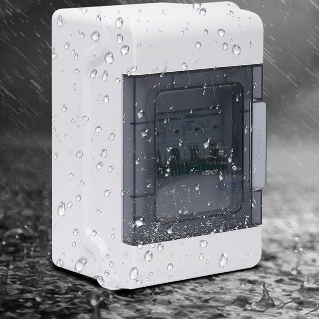 6-Way Outdoor Breaker Box IP67 Αδιάβροχα κουτιά ABS Πλαστικά κουτιά διακλάδωσης διακόπτης κυκλώματος για εξωτερικούς χώρους